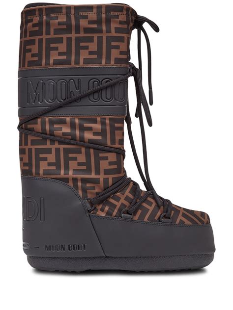 fendi moon boots saks|Fendi plaid cowboy boots.